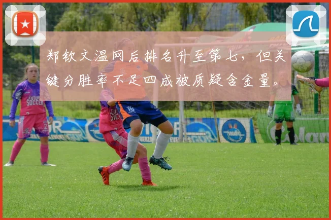郑钦文温网后排名升至第七，但关键分胜率不足四成被质疑含金量。